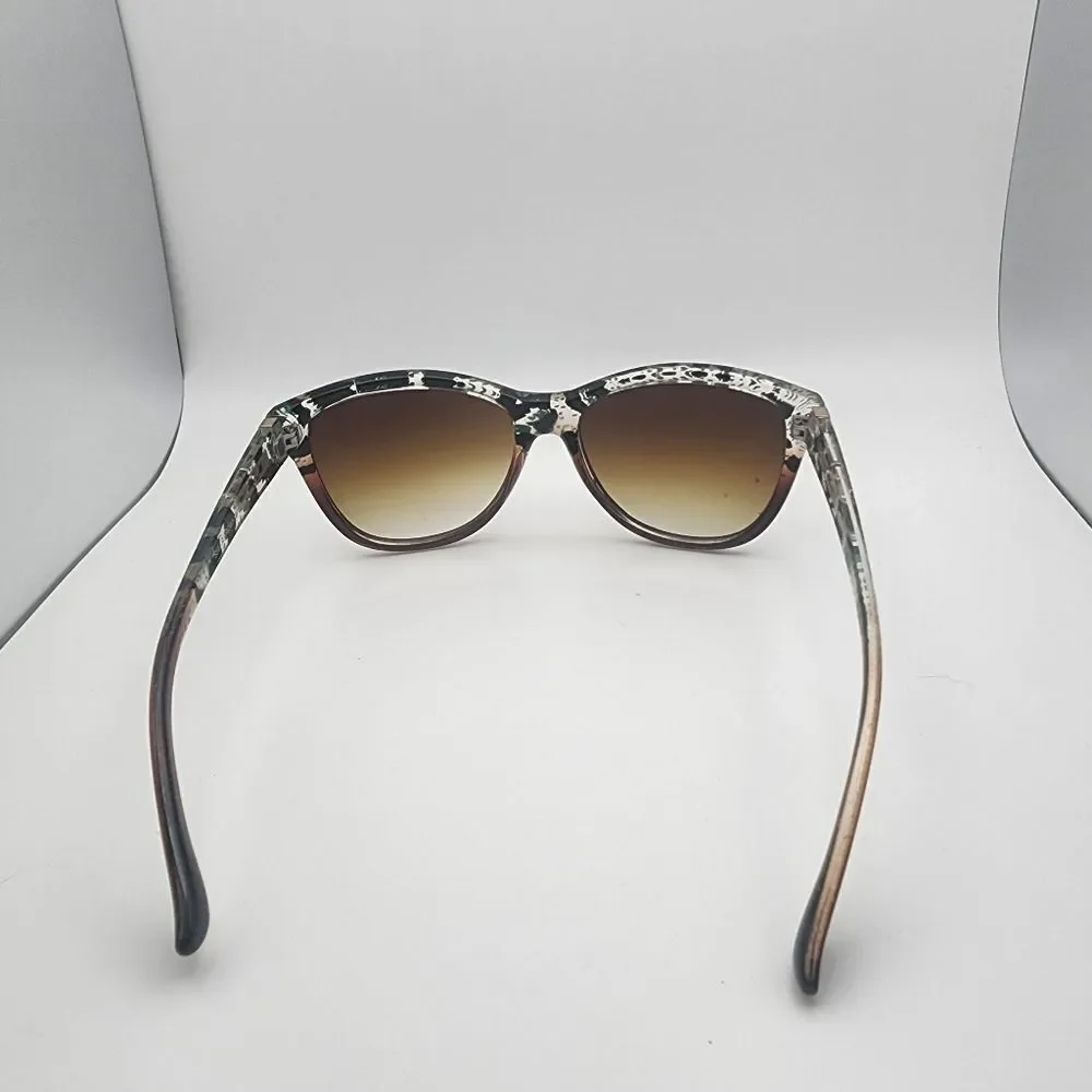 Steve Madden Brown & Animal Print Sunglasses